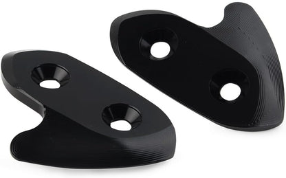 ya 23 10.7 baidi Rearview Mirror Block Off Base Plates Mount Black Fit for Yamaha R1 YZF YZF-R1 15-19