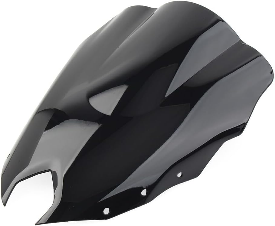 ya 2 8.15 Windshield Windscreen Wind Screen Wind Shield for Yamaha FZ-6R 2009-2015 Black