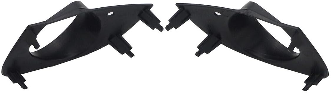ya 10 9.16 zhengce 1Pair Front Bumper Fog Light Lamp Cover Trim Bezel for BMW 7SERIES E66 2005