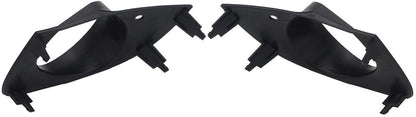 ya 10 9.16 zhengce 1Pair Front Bumper Fog Light Lamp Cover Trim Bezel for BMW 7SERIES E66 2005