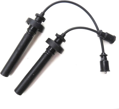 ya 4 8.10 2PCS Spark Plug Wire Ignition Cable MD365102 for Mitsubishi Lancer 1.6L 02-06