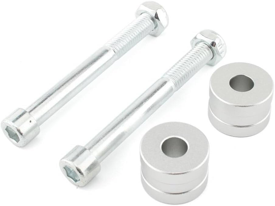 ya 4 8.8.2 Handle Bar Risers Kit for Ducati Hypermotard 1100 2007-2009 Silver Motorcycle