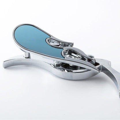 ya 2 8.15 Motorcycle Rearview Mirror Left and Right for Chopper Cruiser Bicycle Chrome