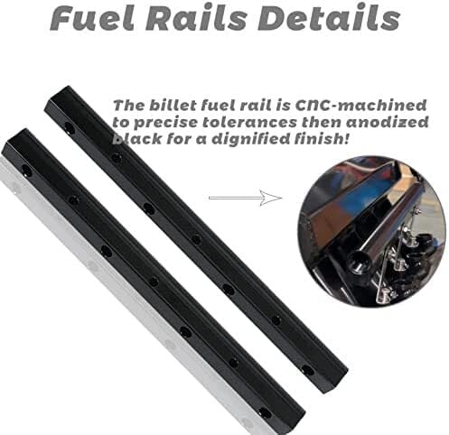 ya 11 9.14 baidiBillet Fuel Rail Kit for LS LS1 LS2 LS3 LS6 Intake for MAN ifold With Hardware