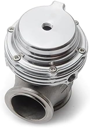ya 4 8.14 Universal 38mm External Wastegate V-Band Flanged Turbo 22PSI for MANifold Silver