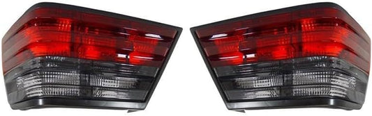 ya 4 8.10 for Mercedes-Benz E-Class W124 E180 1 pair of car rear tail lights red