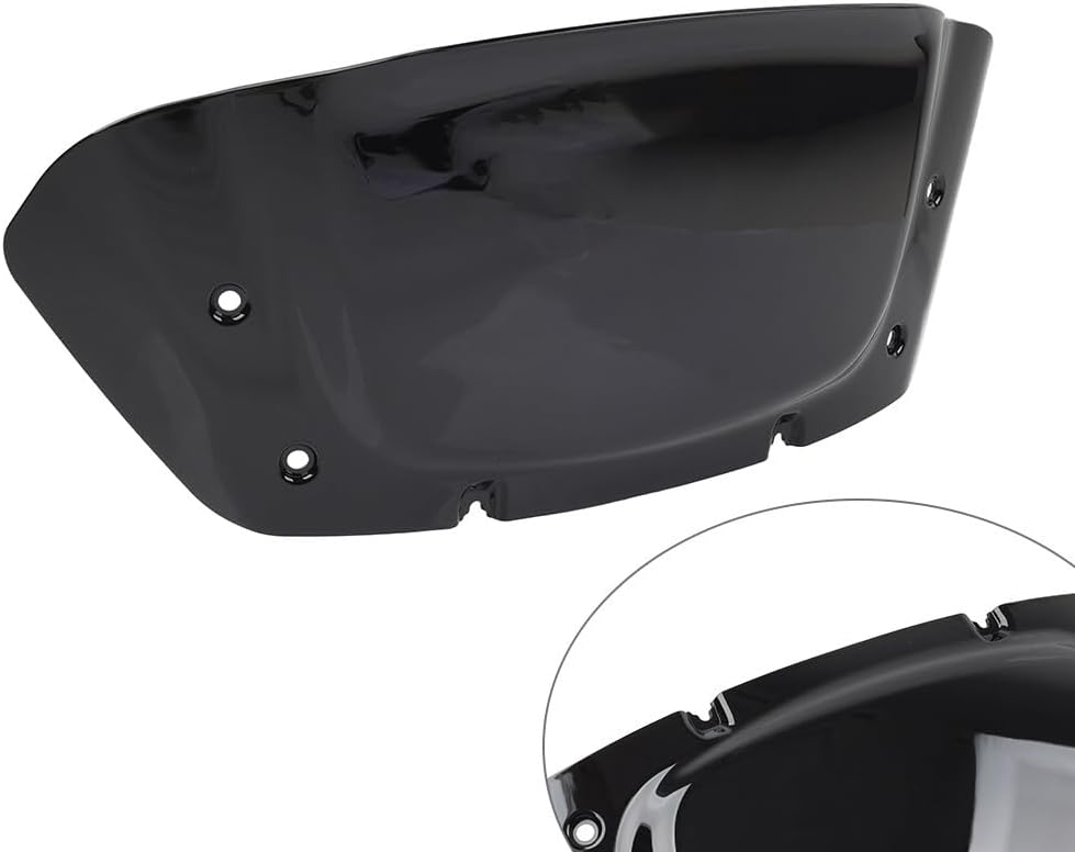 ya 2 8.15 10 Windscreen Windshield for Harley CVO Street Glide FLHXSE FLHX 2023-24 Black
