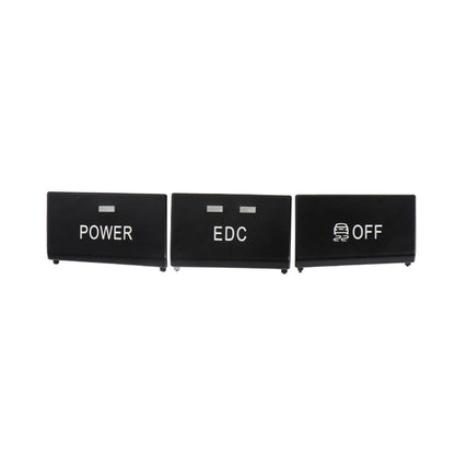 ya 23 10.7 baidi 3pcs Center Console Switch Button Cap for for BMW E90/E92/E93 for M3 61317841136