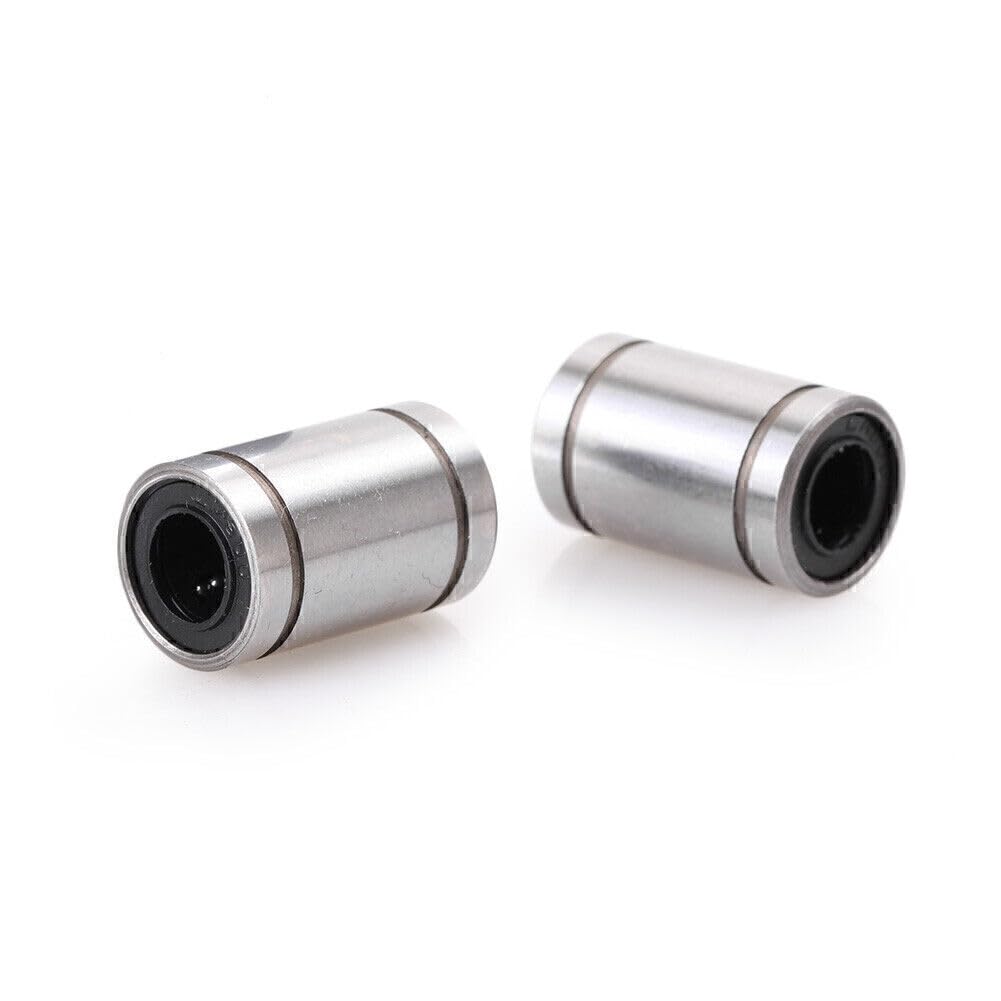 ya 16 10.20 baidi 6X 8mm Linear Ball Bearings Bush Bushing Linear Motion Bearing Silver Fit LM8UU