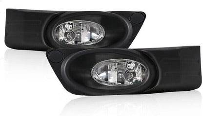 ya 10 9.16 zhengce Front Bumper Lamp Fog Light w/Bulb Bezel for Honda Fit Jazz Shuttle 2011-20