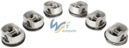 ya 28 10.13 zhengce 3.2L 6pcs Pistons & Rings Kit Fit for Audi for A4 A6 for A8 06E107065CK AU