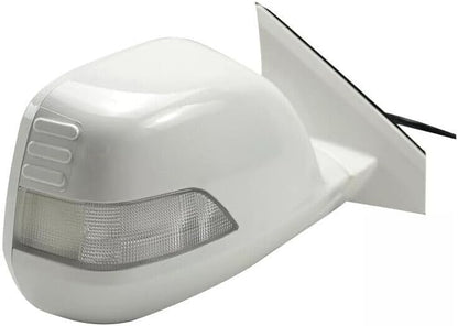 ya 11 9.14 baidi2Pcs White Door Side Mirror W/Turn Signal Heated 9PIN for Honda CRV 2007-2011