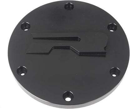 ya 28 10.13 zhengce Black Chrome Derby Cover for Suzuki Boulevard M109R 2007-2017 2016 2015 20