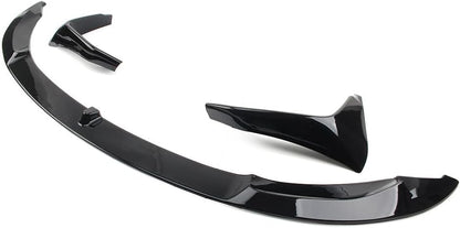 ya 2 8.15 Front Bumper Lip Spoiler for BMW F80 M3 F82 F83 M4 2015-2020 2019 Glossy Black