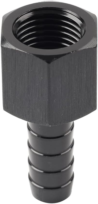 ya 11 9.14 baidiAN6 Female to 3/8 Hose Barb Fuel Line Push On Straight Swivel Fitting Adapter