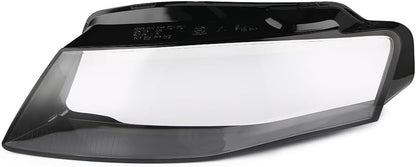 ya 4 8.10 Left Side Headlight Lens Headlamp Cover Shell Replacement for 2009-2012 for Audi A4