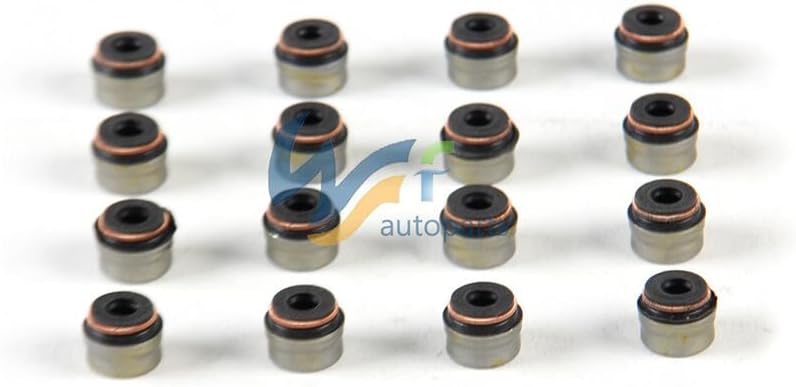 ya 6 8.24 baidi 16pcs 6mm Valve Stem Seals Fit for VW for Golf for Passat for Tiguan for Audi for A4 CAEB