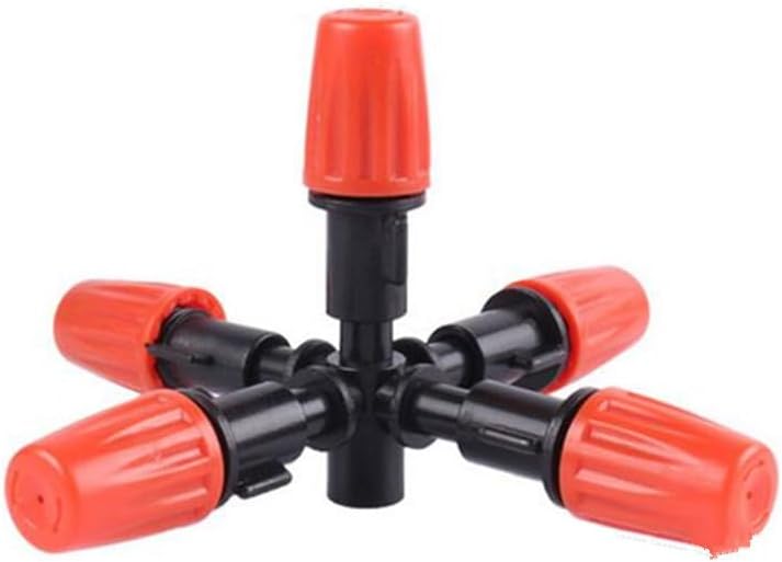 ya 26 10.21 baidi 5-Head Atomization Nozzle 1/2 Mounting Plastic Ganden Water Spray Adopter