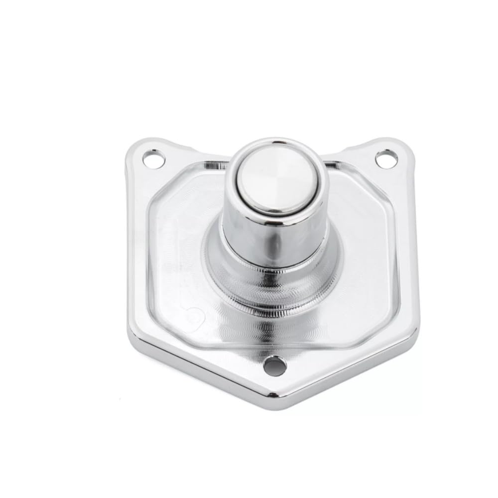 ya 13 9.15 baidi CNC Medium-Chromium Solenoid Valve Cover Push-Button Starter Suitable for Harley Dyna Big Twin 91-17-