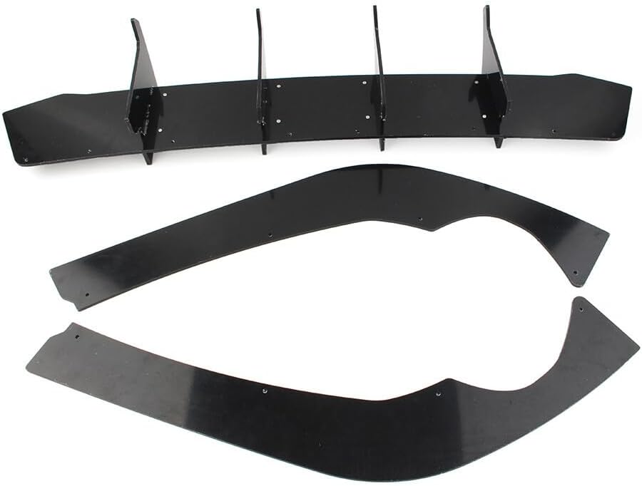 ya 4 8.10 Rear Bumper Diffuser Shark Fin Lip Body Kit for Volkswagen for Passat B8L B8.5 20-21