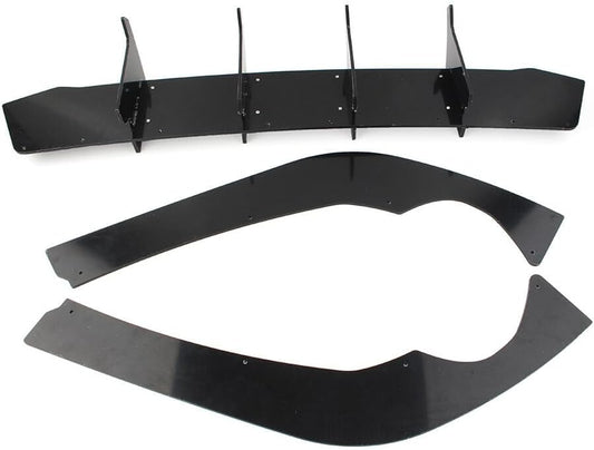 ya 4 8.10 Rear Bumper Diffuser Shark Fin Lip Body Kit for Volkswagen for Passat B8L B8.5 20-21