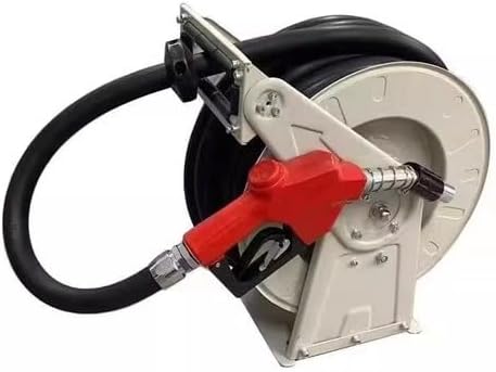 ya 28 10.13 baidi 3/4 X 50' Diesel Fuel Hose Reel Retractable Spring Driven Auto Swivel Rewind-5
