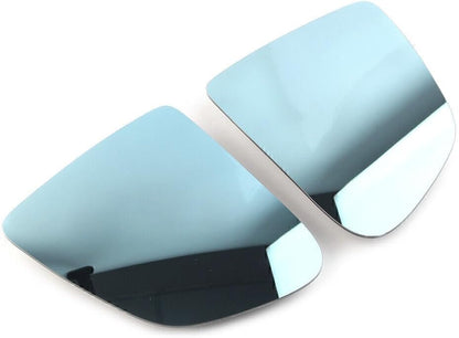 ya 11 9.14 baidiPair Left +Right Rearview Door Wing Mirror Glass Blue Heated for Tesla Model Y