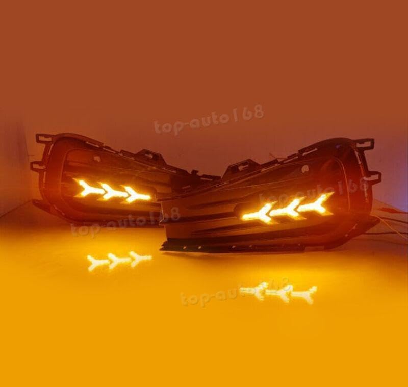ya 9 10.24 Led Front Daytime Running Lights/Turn Lights Fit for VW for JETTA 2023-24