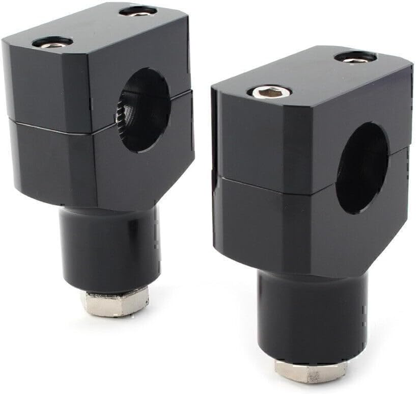 ya 13 9.15 baidi 1 Handlebar Fat Bar Mount Clamps Risers Adaptor Mounts for Harley Fatboy Pair