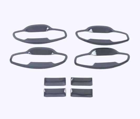 ya 5 8.10 for Kia K5 Optima 2021-2024 Black Look Exterior Side Door Handle Bowl Cover Trim