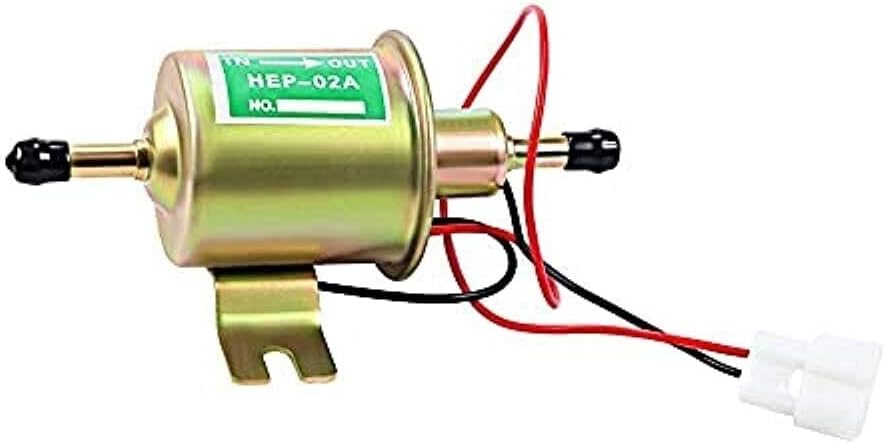 ya 5 8.24 baidi Electric Fuel Pump 12V Transfer Inline Fuel Pump for Lawn Mower Carburetor