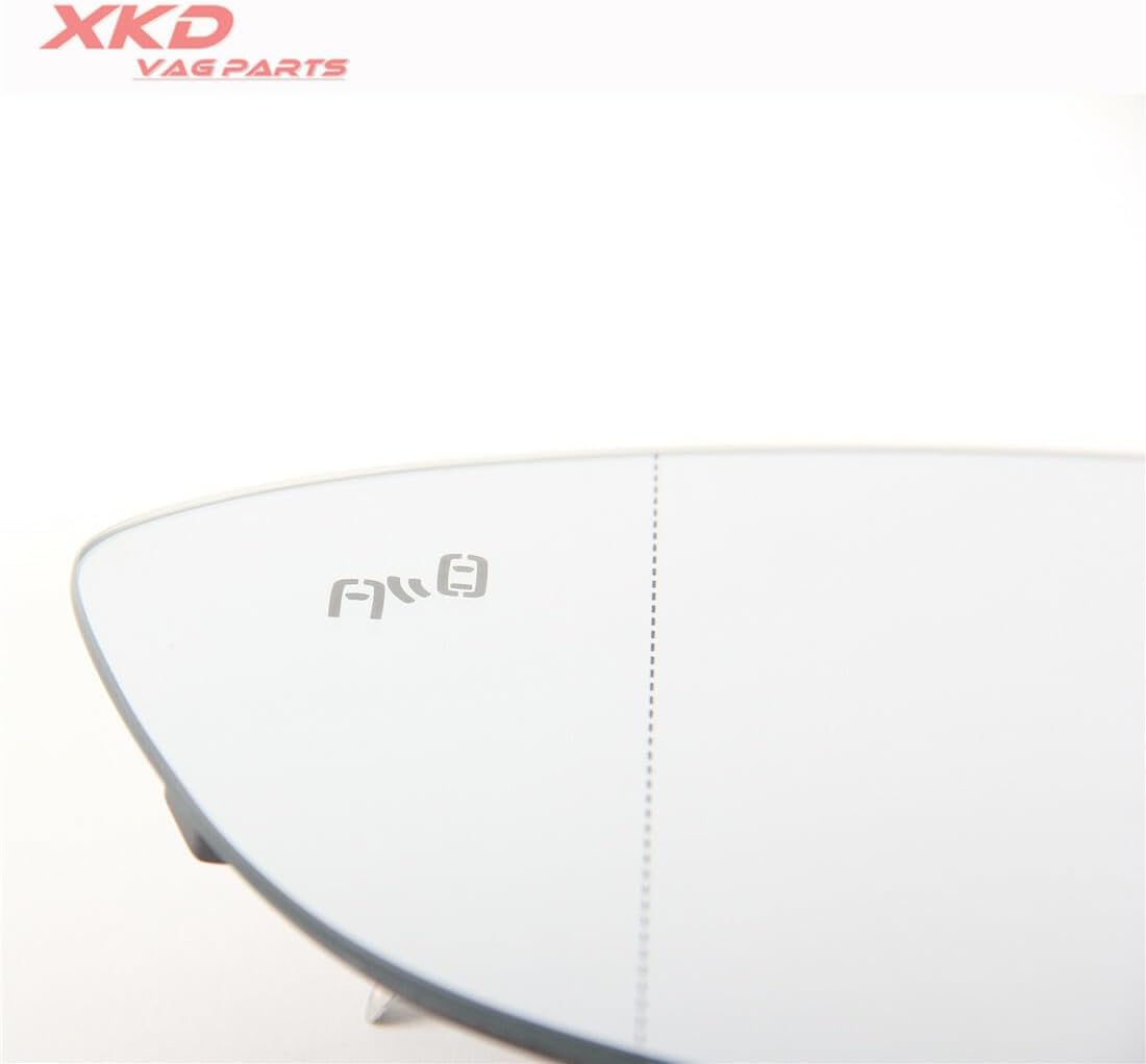 ya 2 8.15 L&R Outside Rearview Mirror Glass Kit Fit for VW for Passat A3