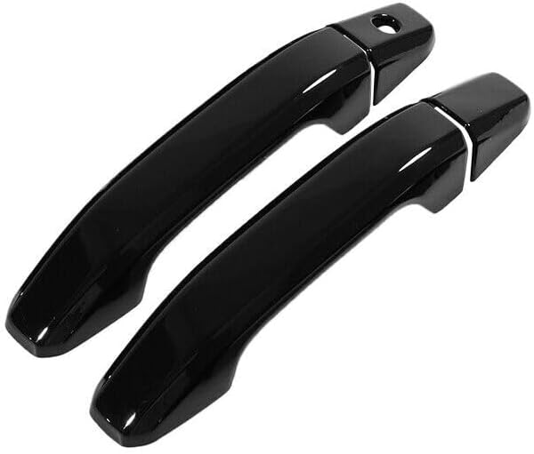 ya 2 8.15 Black Side Door Handle Protector Trim Fits: for GMC Sierra 1500 2500 3500 HD 14-19 @