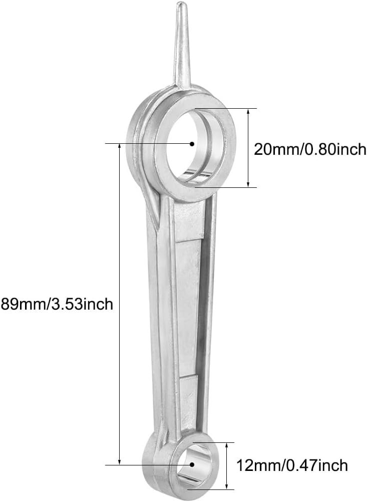 ya 14 9.20 baidi Air Compressor Connecting Link Rod 20mm x 12mm Bore Diameter 5.4 inch Length-1