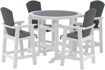 ya 28 10.13 baidi for Patio White 5 Piece Bar Table Sets Tall Adirondack Chairs