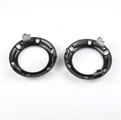 ya 4 8.14 1 pair front fog light insert silver protective cover ring fits Outlander 2007-2009