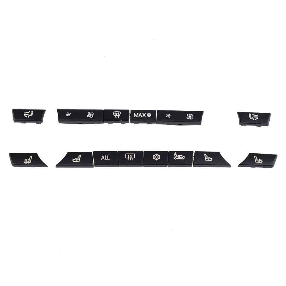 ya 8 8.24 baidi 14x A/C Heizung Schalter Tasterkappen Reparatursatz F¨¹r for BMW F01 F10 F11 F07 Set