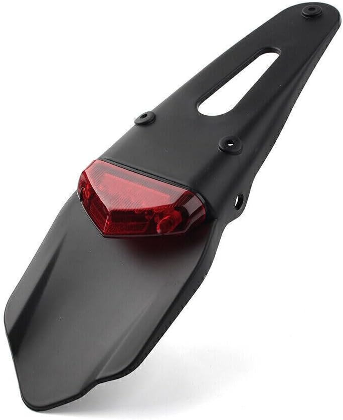 ya 4 8.8.2 For Motorcycle Dirt Bike Universal Rear Fender Brake LED Tail Light Turn Singal