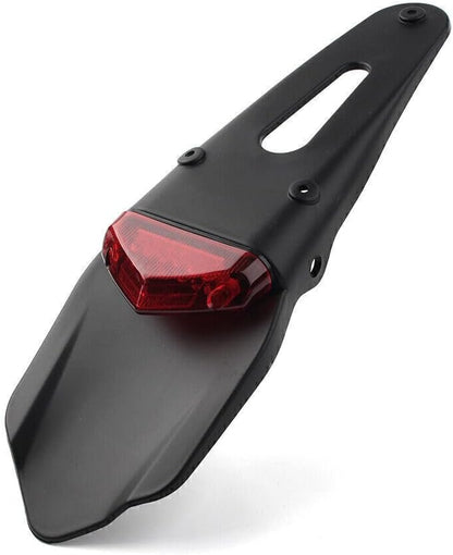 ya 4 8.8.2 For Motorcycle Dirt Bike Universal Rear Fender Brake LED Tail Light Turn Singal