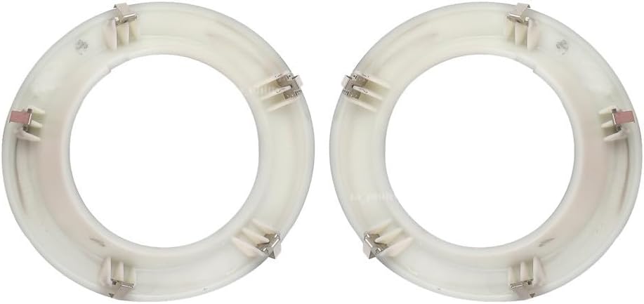 ya 9 10.24 Pair Primed Fog Lamp Light Bezel For 2002-2009 for Land Rover for Range Rover Left Right