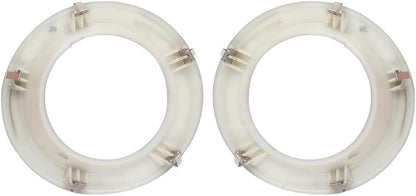 ya 9 10.24 Pair Primed Fog Lamp Light Bezel For 2002-2009 for Land Rover for Range Rover Left Right