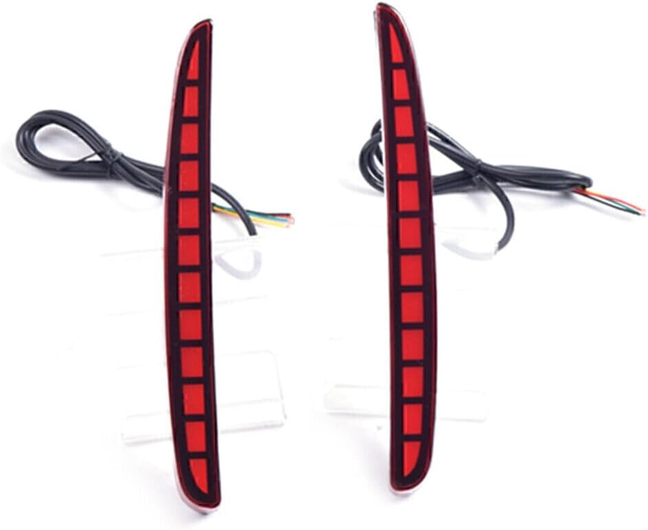 ya 13 9.15 baidi Sequential Reflector LED Brake Light Fog Light for Honda Civic Hatchback 17