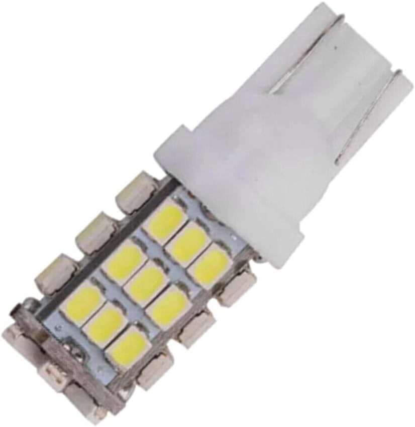 ya 4 8.10 LED Light Reading License Plate Side Lamp Amber Bulbs T10 42SMD-1206 W5W 194 168