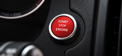 ya 6 8.24 baidi Red Car Start Stop Engine Switch Cover for Land Rover Discovery 10-13 @