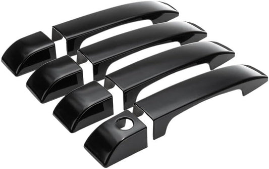 ya 2 8.15 Gloss Black Door Handle Cover FIT for Land Rover Range Vogue L322 2002-2012 Premium