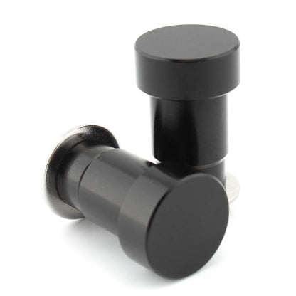ya 6 8.14 CNC Mirror Hole Caps Cover Fit for Thruxton Pair Aluminum Black Motorcycle