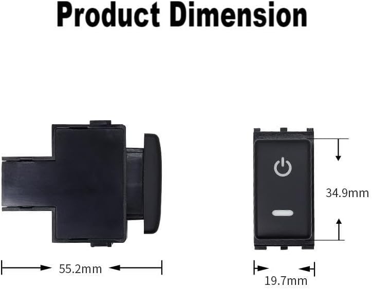 ya 13 9.15 baidi LED Dashboard Control Switch Button For for Nissan 370Z 2008-2021 Sentra 2007-2012