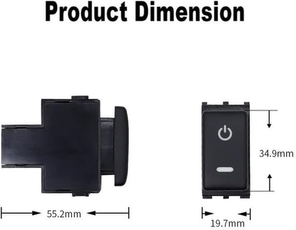 ya 13 9.15 baidi LED Dashboard Control Switch Button For for Nissan 370Z 2008-2021 Sentra 2007-2012