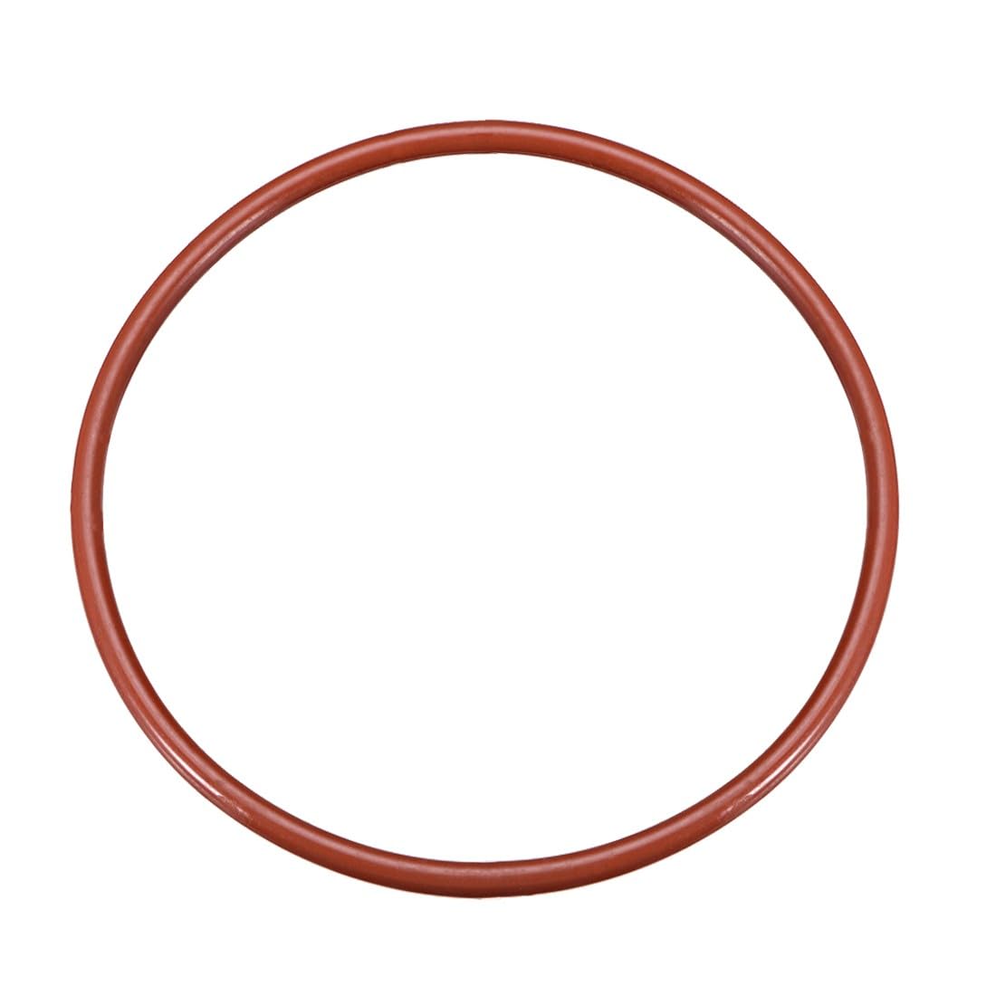 ya 13 9.15 baidi Silicone O-Ring 90mmx83mmx3.5mm VMQ Seal Rings Sealing Gasket Red