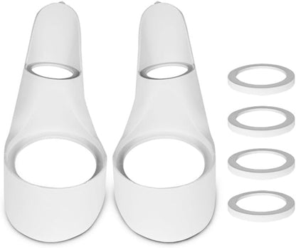 ya 5 8.10 Pair Car Audio Speaker A Column Tweeter Bracket Gasket White for 2 Inch & 4 inch